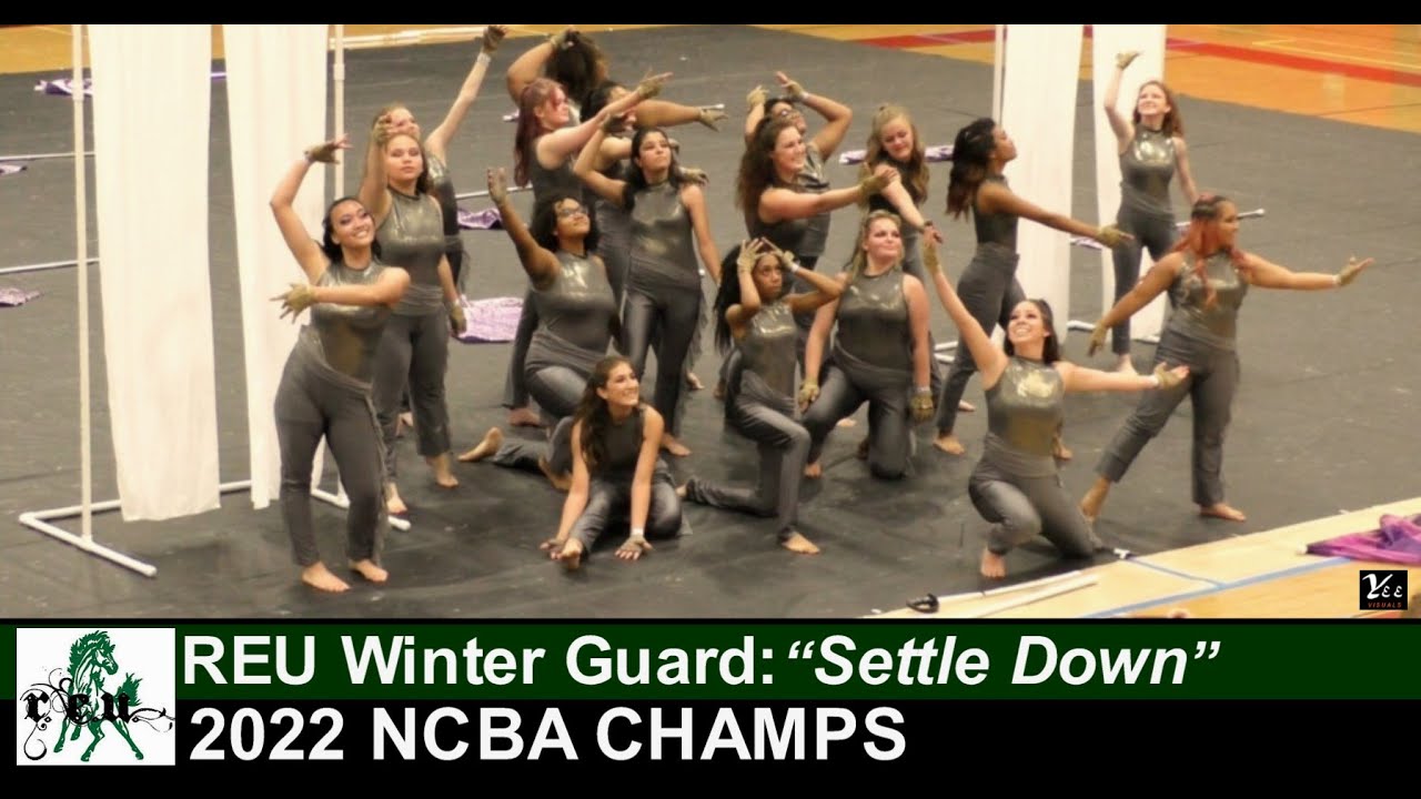 2022 REU Winter Guard: “Settle Down”, NCBA CHAMPS, Regional-A Division Champions