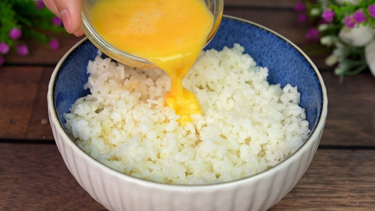 У вас дома есть рис и яйца? 😋 Быстрый, простой и очень вкусный рецепт