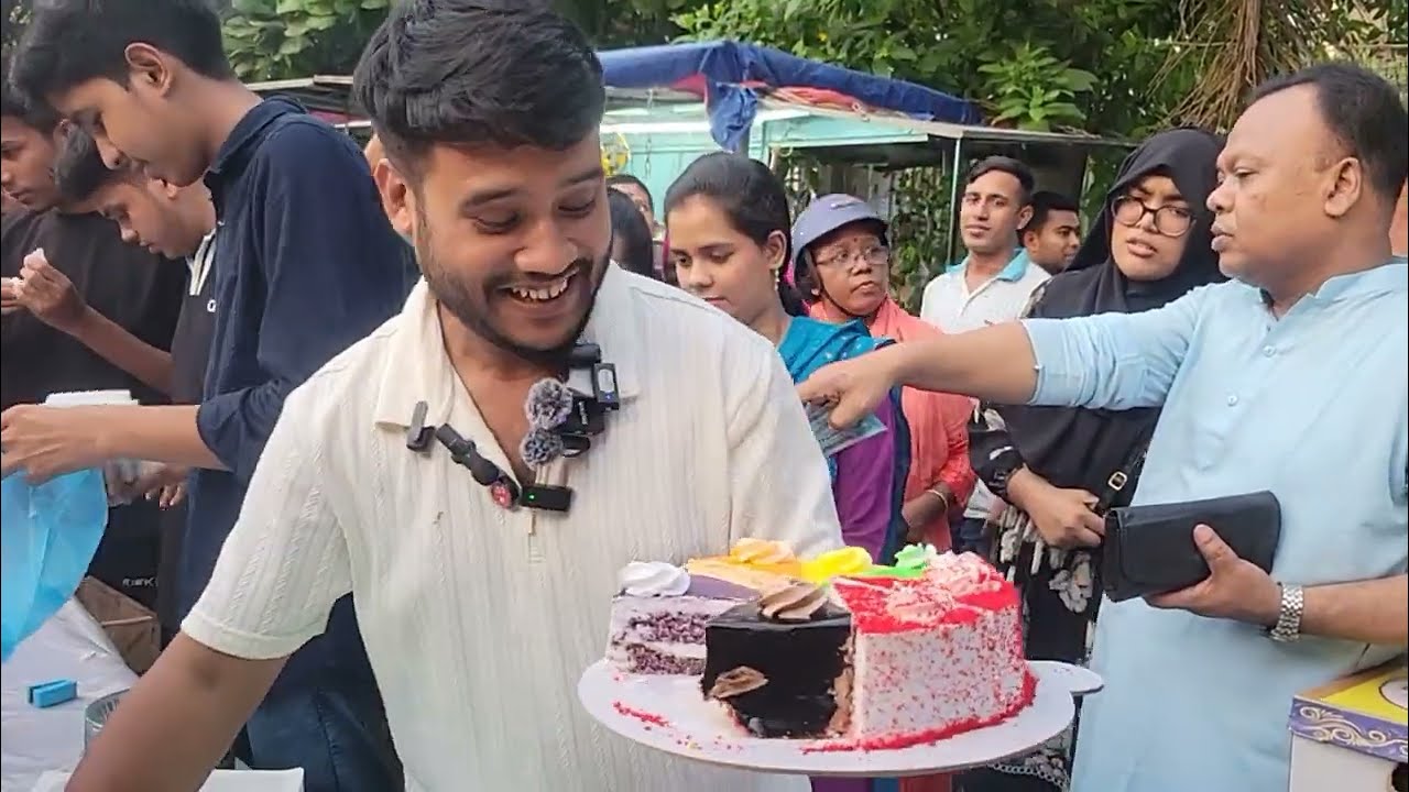 রাতের আকাশের রংধনু কেক ভাইরাল জাকির দেখুন #viral #video
