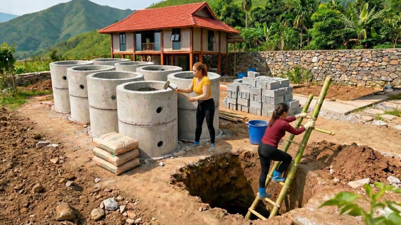 TIMELAPSE : Digging A Water Well Dozens Of Meters Deep To Find A Clean Water Source In The Forest