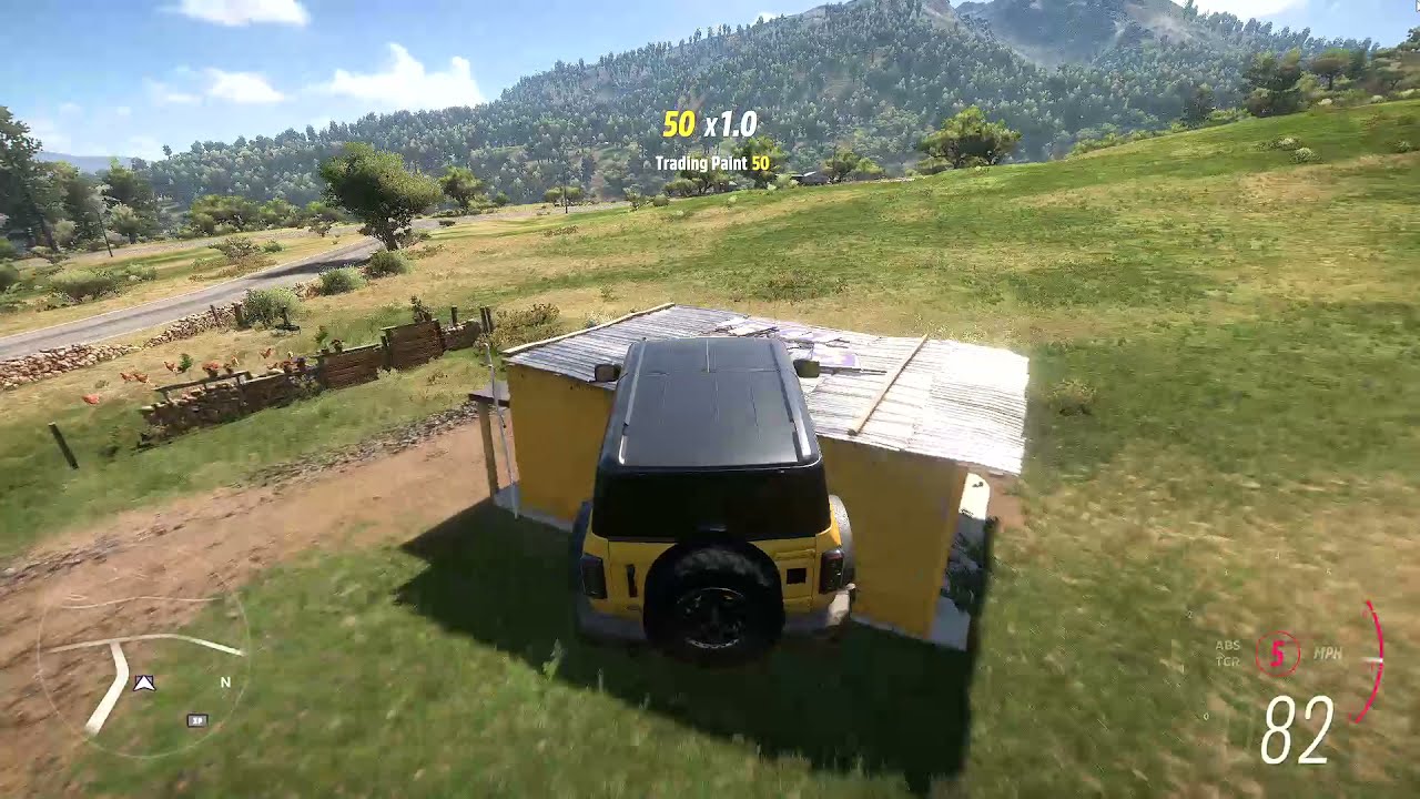 Forza Horizon 5 - XP Board on top of House