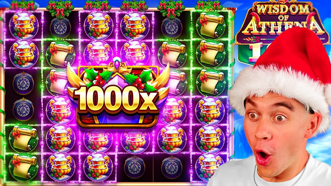 THE MOST INSANE WIN EVER ON WISDOM OF ATHENA 1000 XMAS!