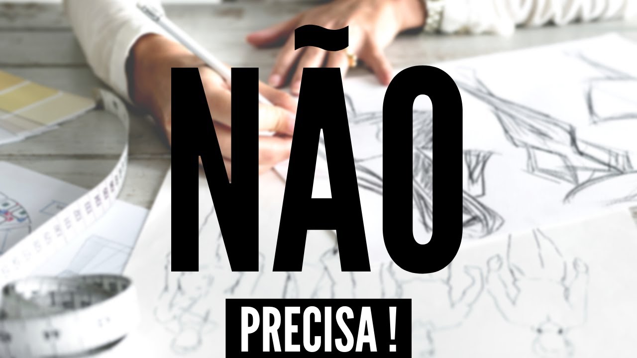 ESTILISTA PRECISA SABER DESENHAR?