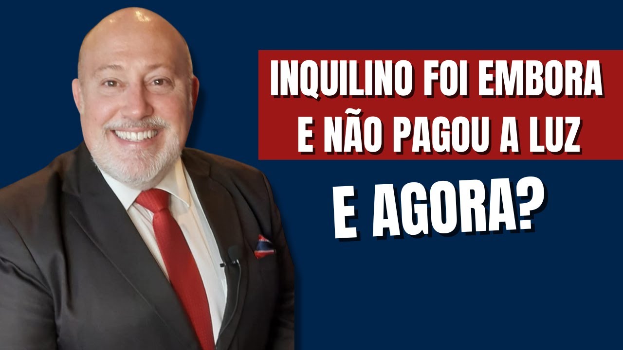Inquilino foi embora e não pagou a conta de luz. E agora? | Papo Rápido