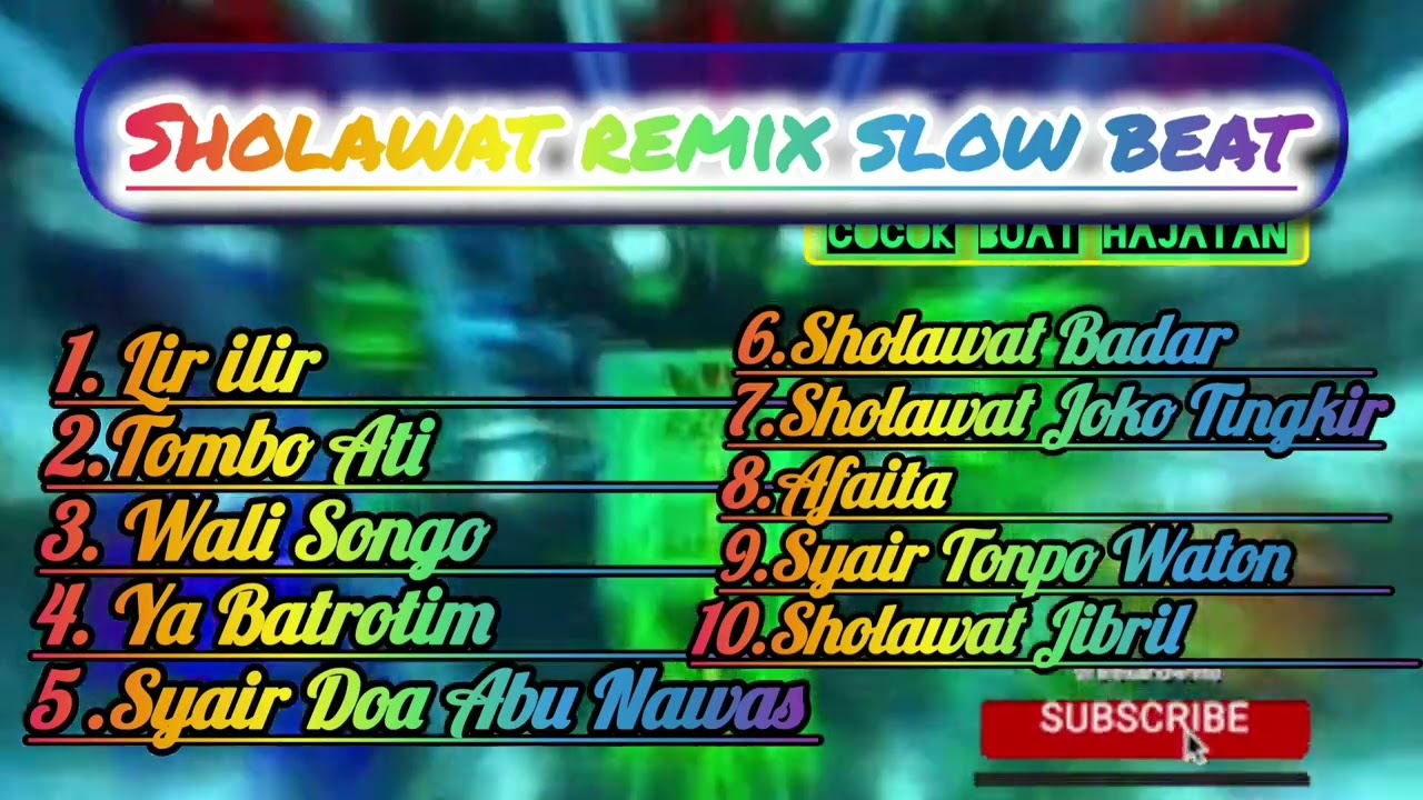 SHOLAWAT REMIX FULL BEAT ||FULL ALBUM TERBARU 2025 SHOLAWAT LAWAS LIR  ILIR