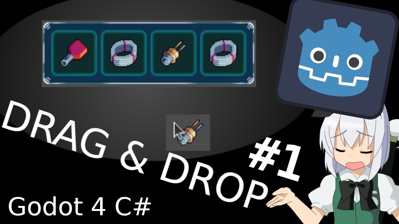 Drag & Drop Inventory UI in Godot 4 (C#) — Part 1