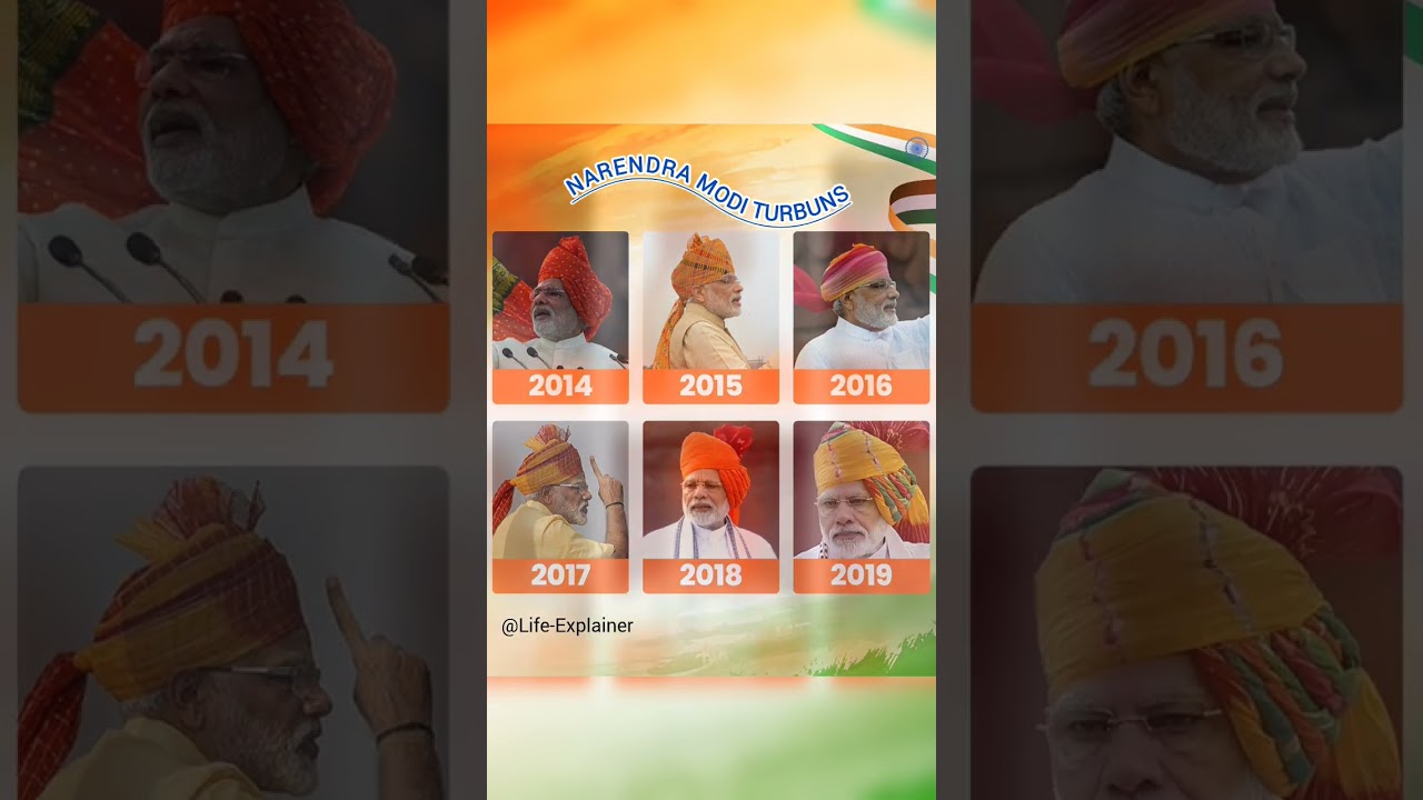 PM Modi’s Turban Tradition For Independence Day Celebrations Over The Years 