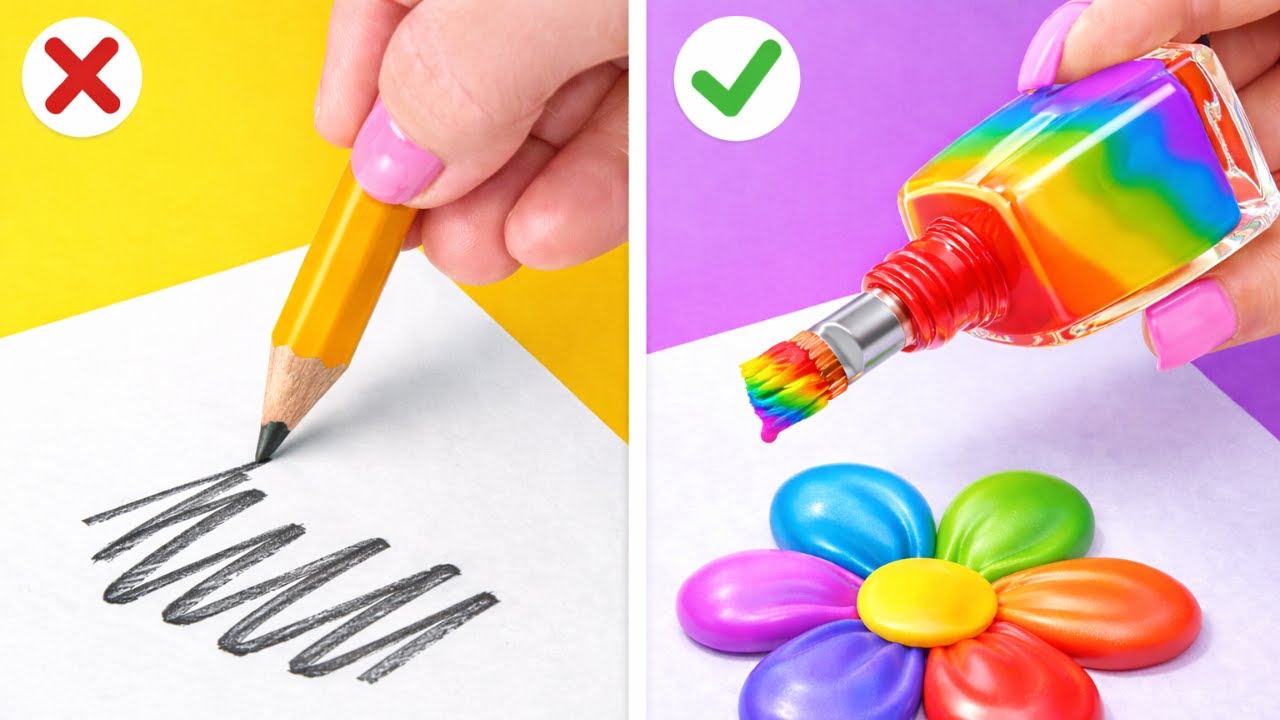 Креативные арт-хаки: советы по рисованию и DIY, которые вам понравятся | 123 GO! GOLD