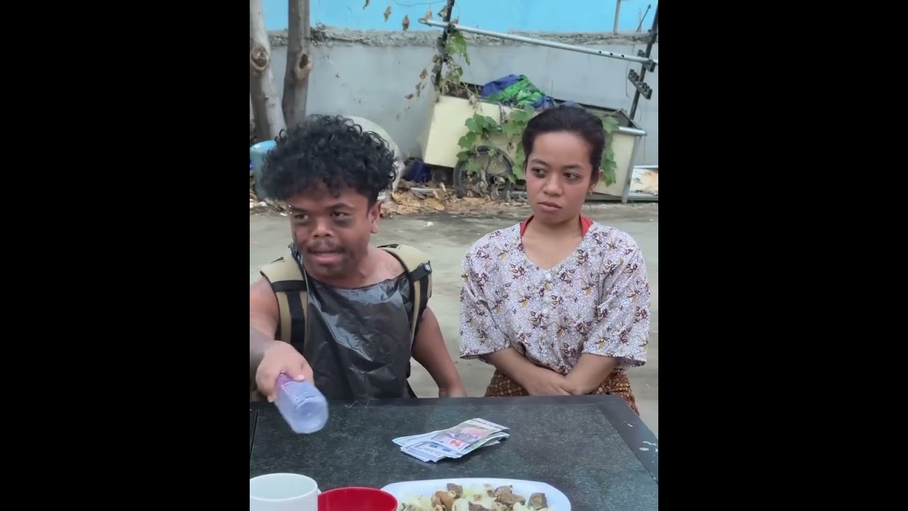 កំពូលអ្នកសុំទានតឿ😂🙈