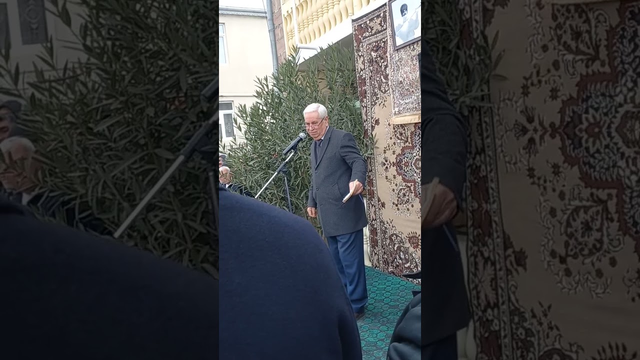 Ustadın vida mərasimindən