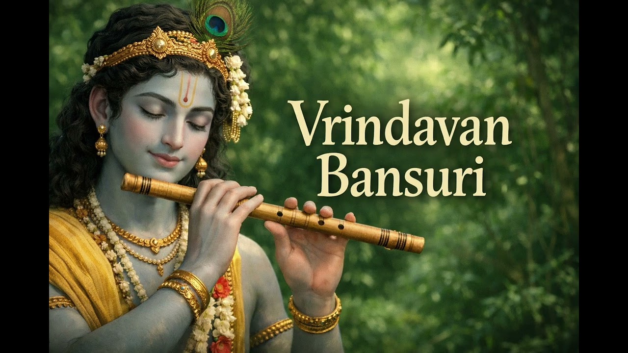Vrindavan Krishna Bansuri | Pure Flute for Deep Stillness