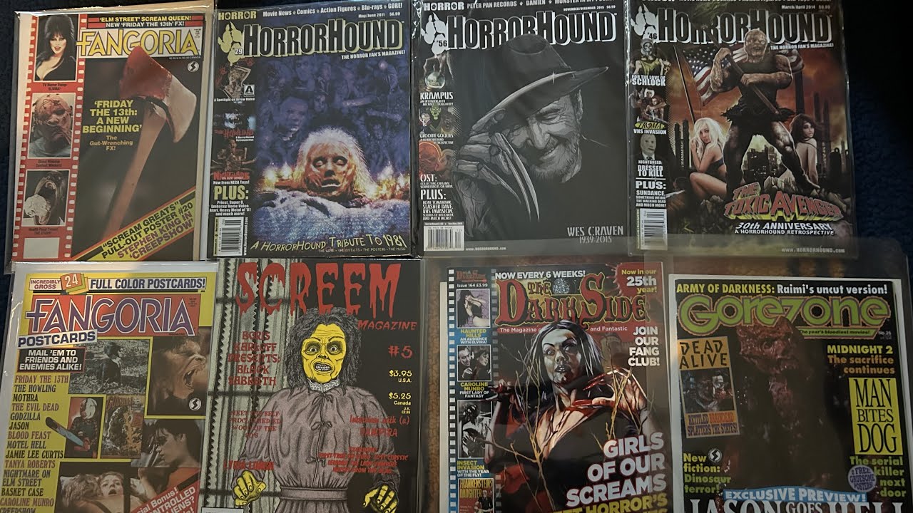 $2-$5 Fangoria/Horrorhound/Gorezone Magazine Pickups at Dark Delicacies