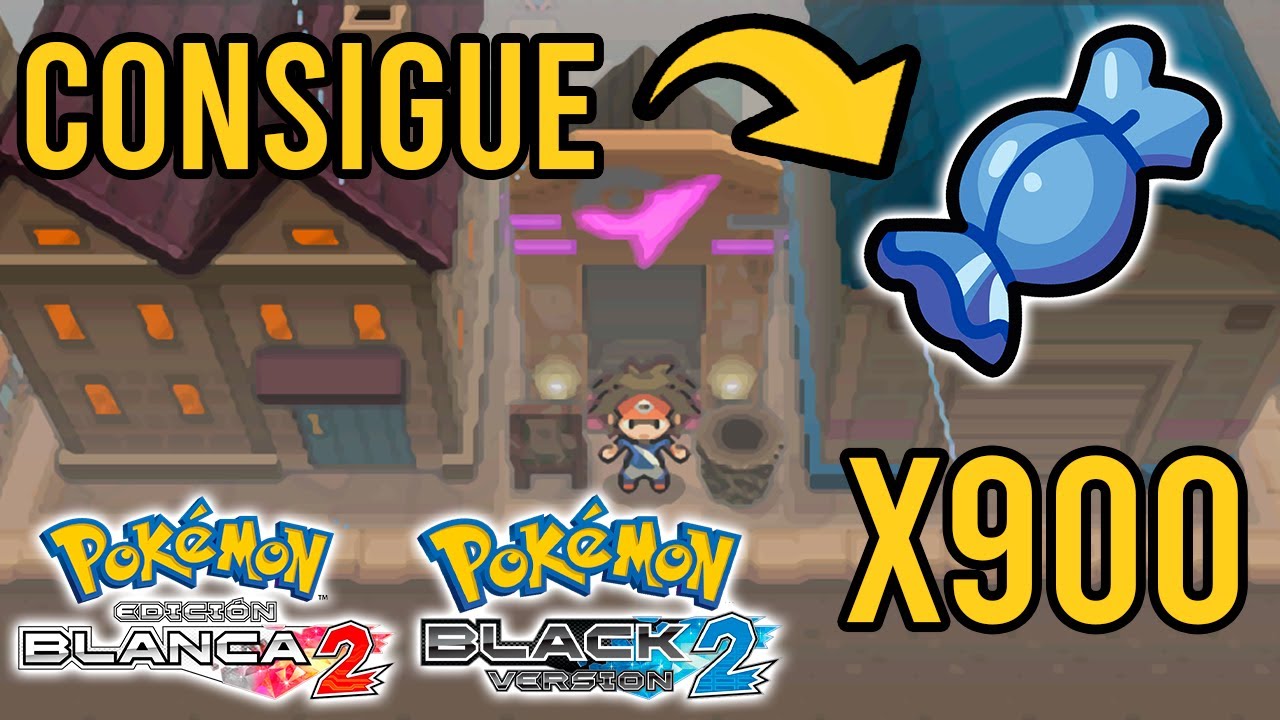 ¡Como CONSEGUIR Caramelos Raros INFINITOS en Pokemon Blanco y Negro 2!