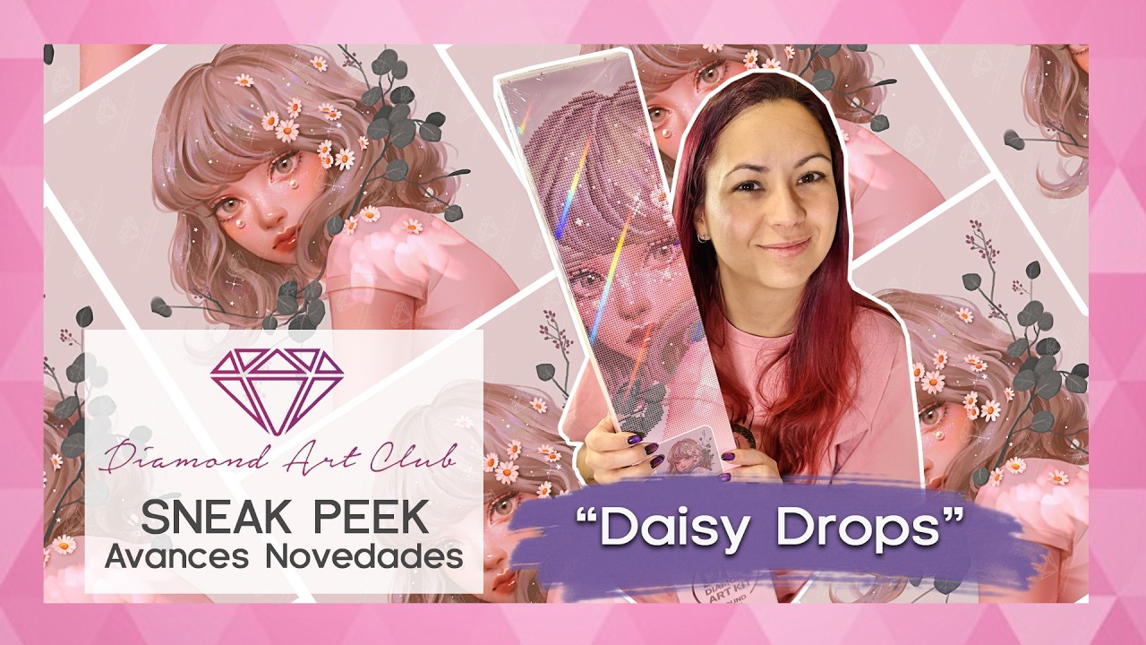 Sneak Peek Diamond Art Club #123 “Daisy Drops”