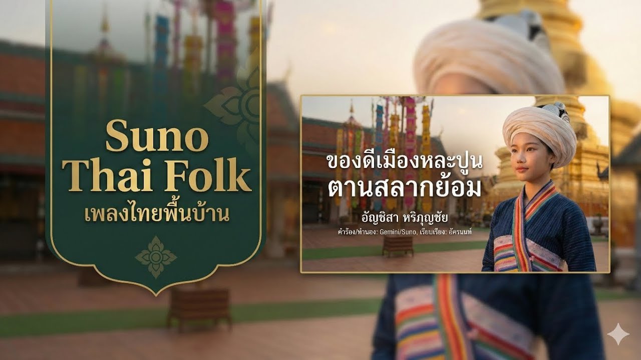 🎶ของดีเมืองหละปูน ตานสลากย้อม – มรดกศรัทธาแห่งจาวยอง🎶 - อัญชิสา หริภุญชัย | ภาษาเหนือ 【Official】