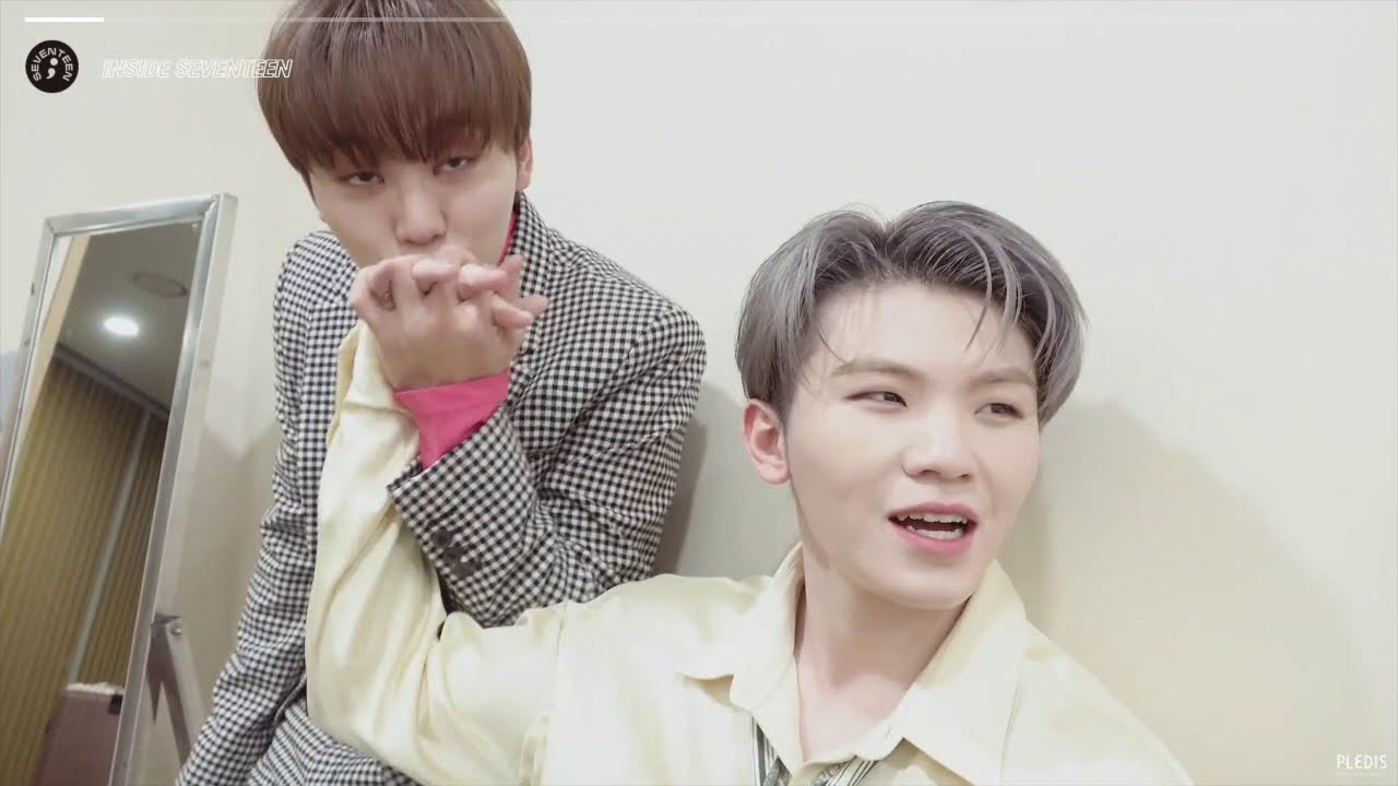 When member kiss Woozi.