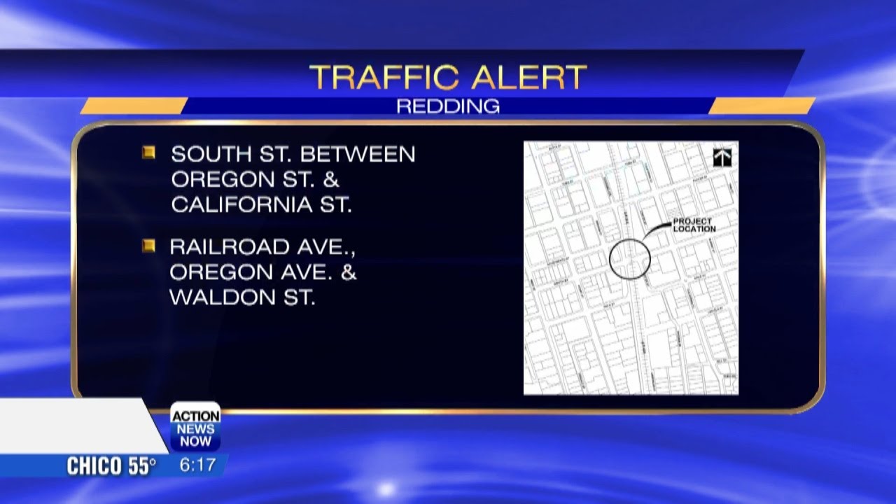City of Redding Public Works performing emergency water main repairs for failed water main pipe