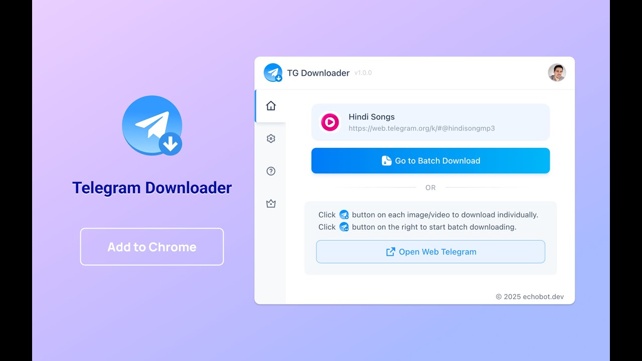 How to bulk download photos videos music voice and files from Telegram? (Telegram Downloader)