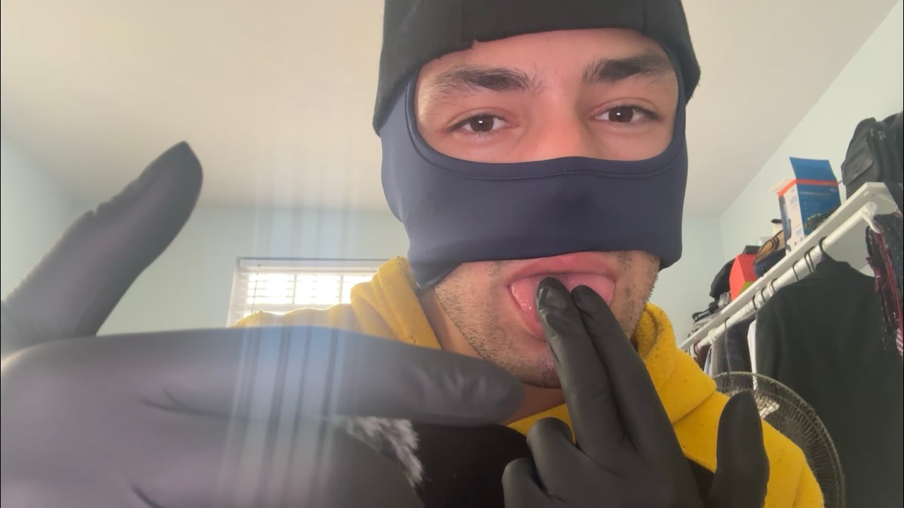 ASMR | Male Personal Attention Spit Painting and Face Touching for Anxiety Relief 