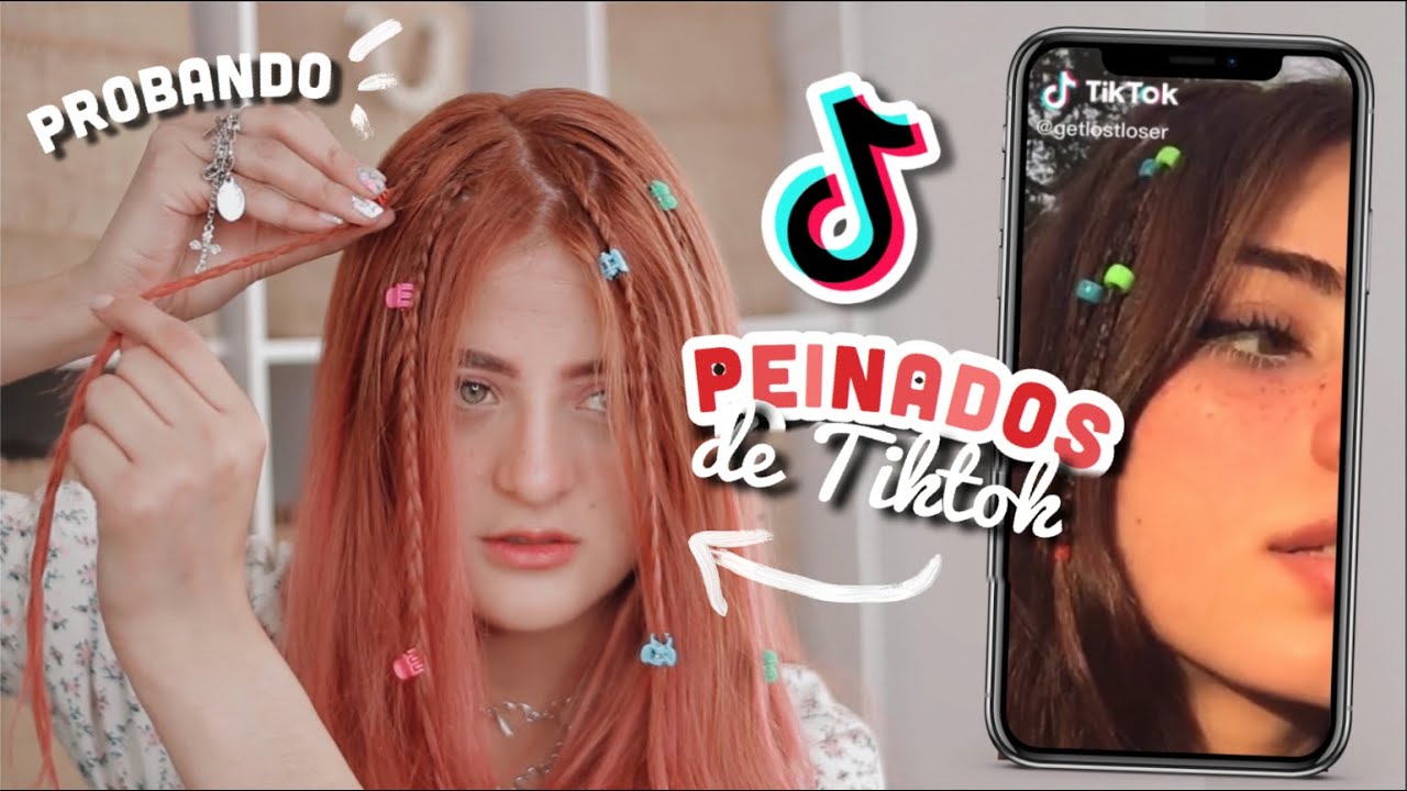 Probando PEINADOS FÁCILES de TIKTOK