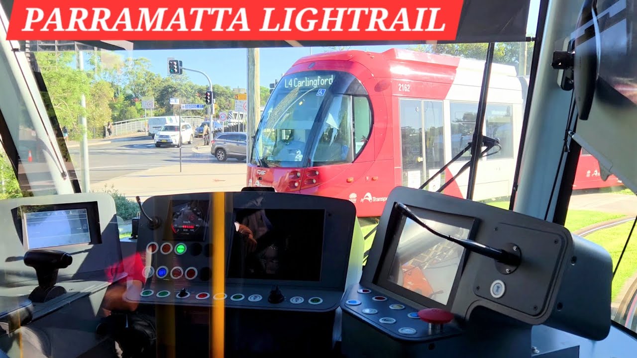 Parramatta Lightrail travel – Rear cab perspective!