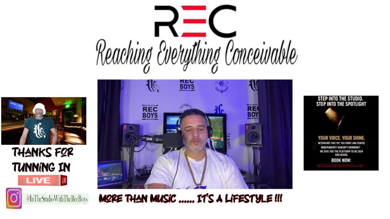 In The Studio With The RecBoys live with Producer @therealmarkpain
