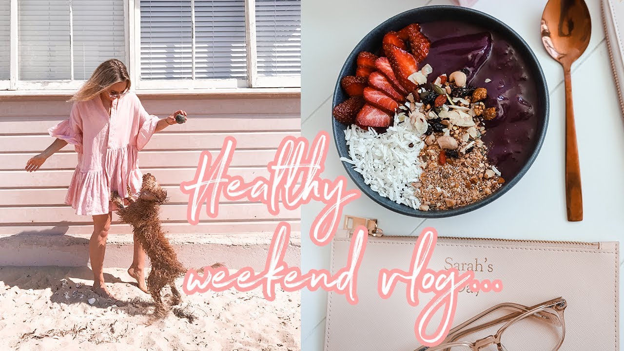 Weekend Vlog | Full Body Workout + Healthy Thai Dinner Recipe