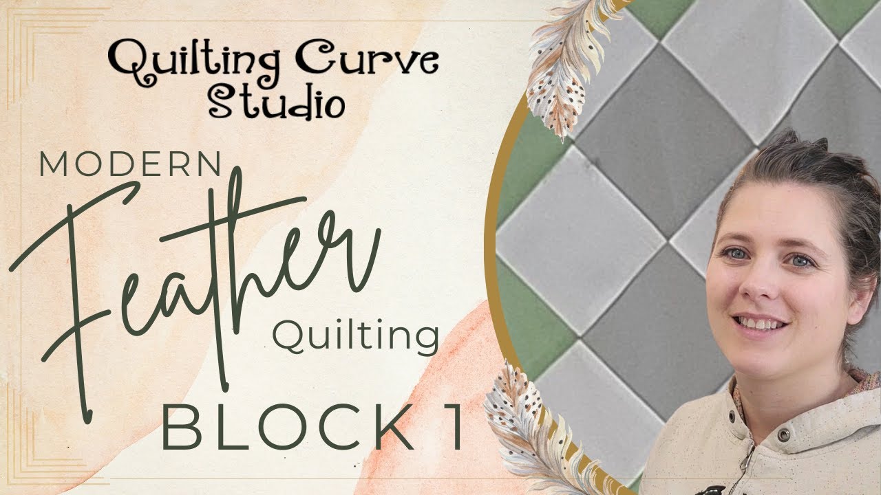 Modern Quilting Feathers Series Block 1