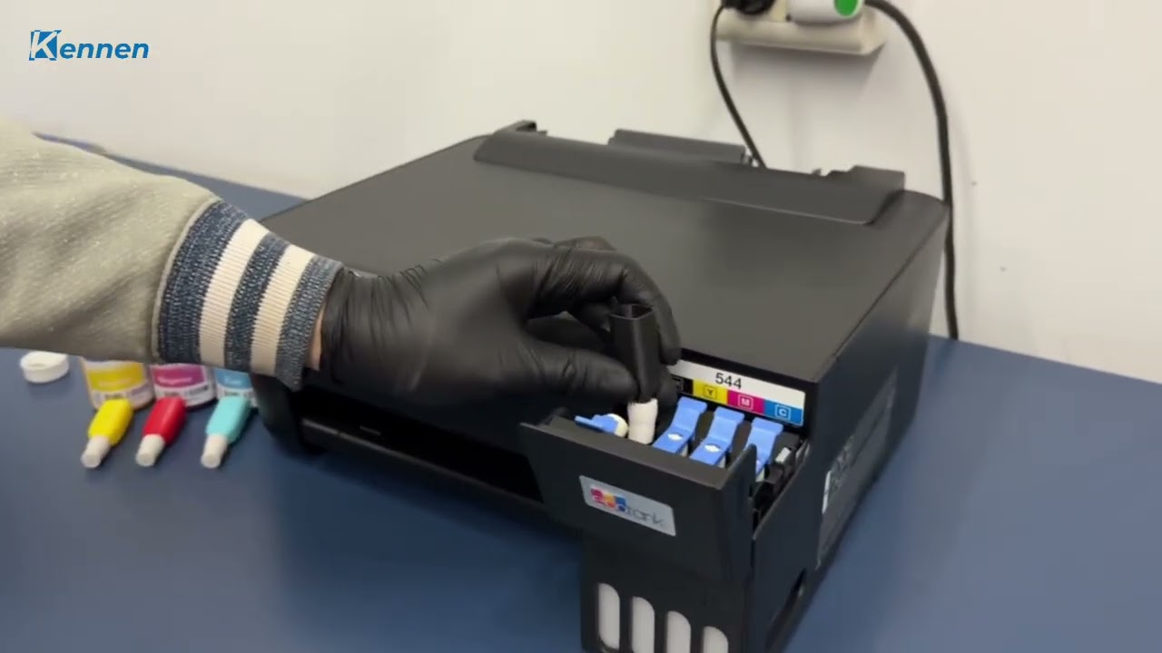 Como cargar tinta de sublimación en tu Epson 