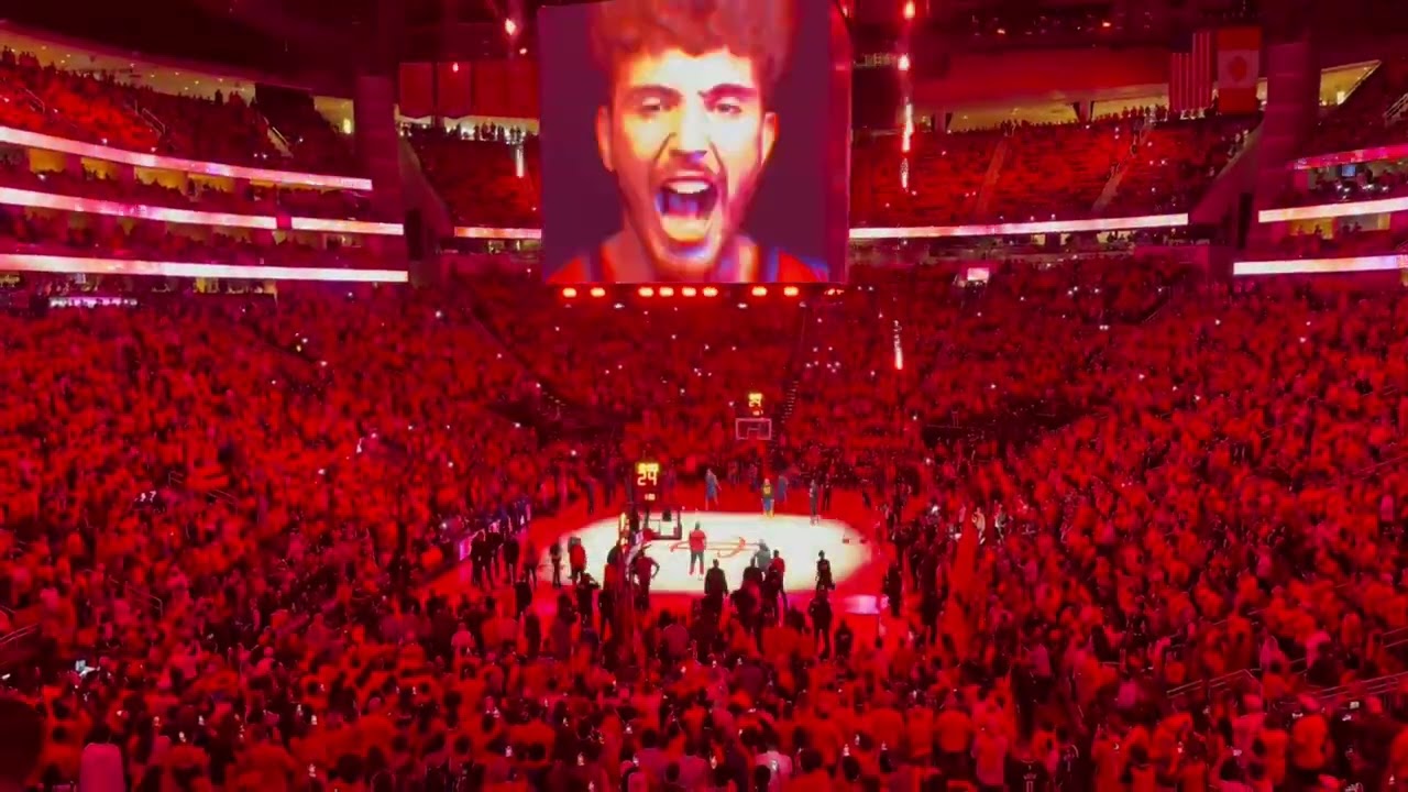 Houston Rockets pregame introduction 2025 playoffs
