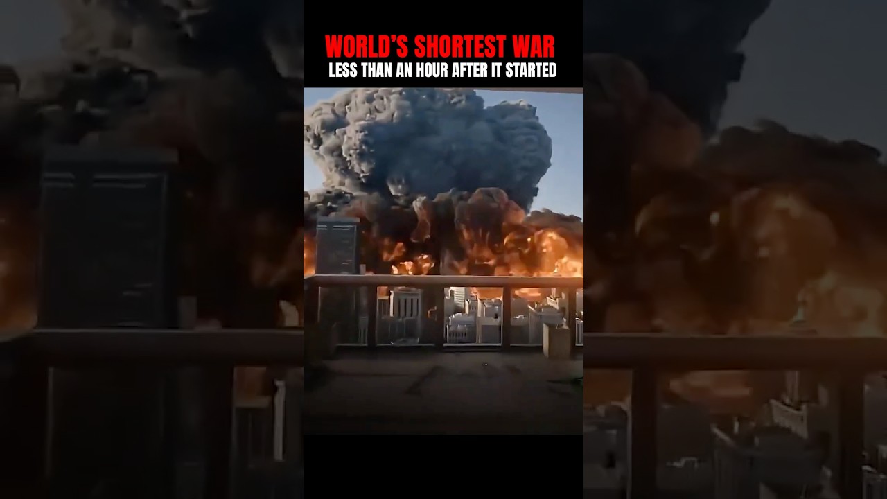 World's shortest war in history british zanzibar 