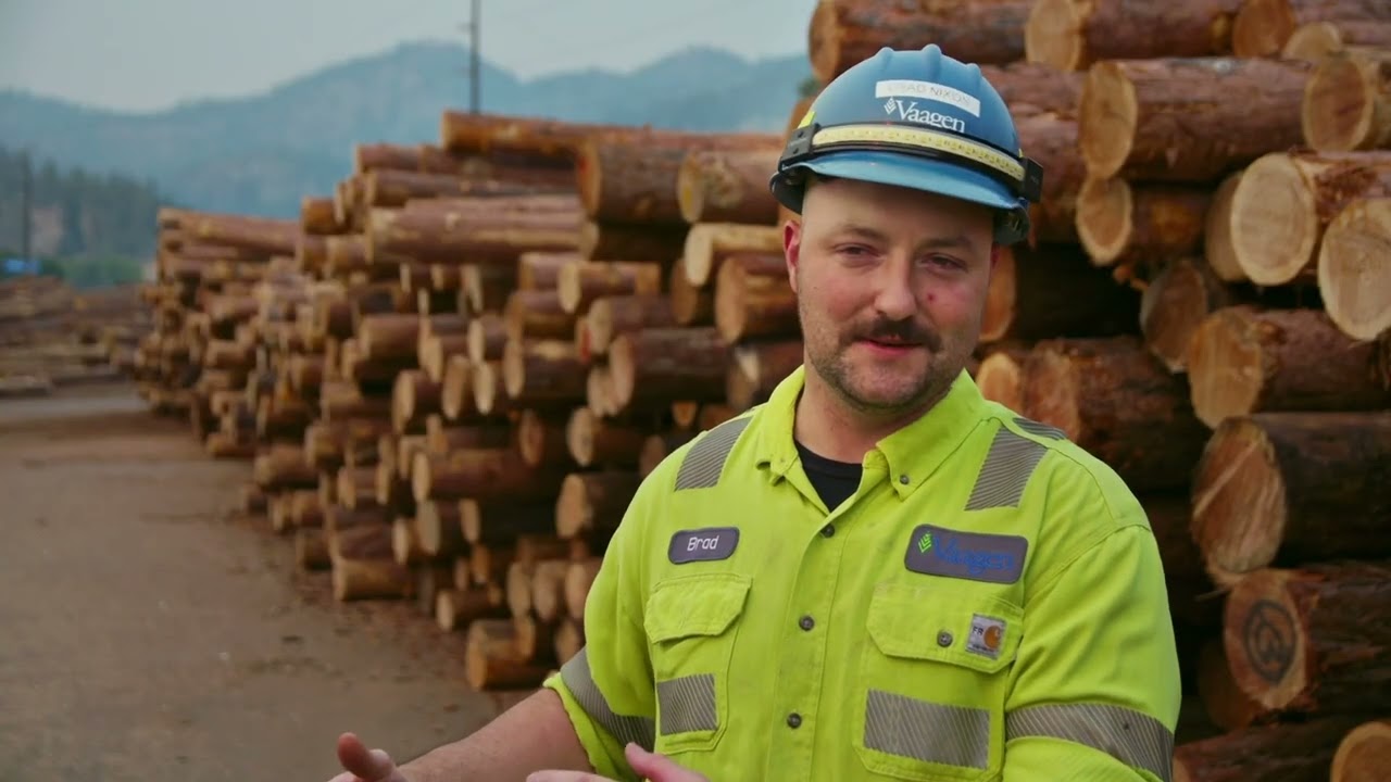 Vaagen, lumber industry & the health of forests through small logs, innovation & automation.