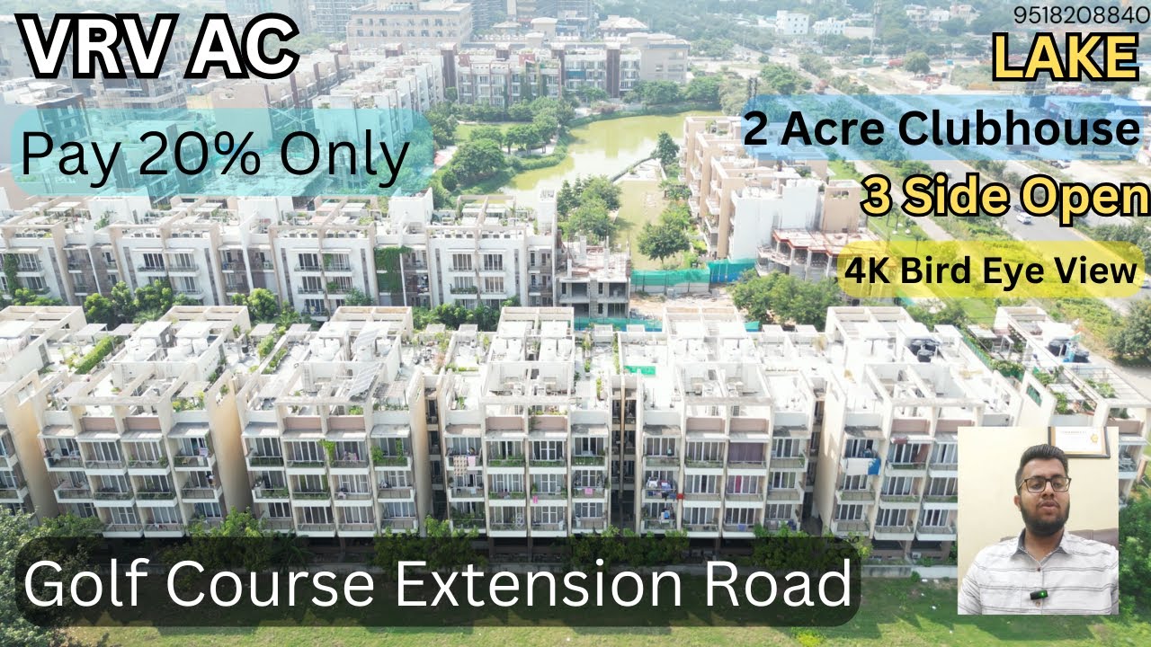 Adani Samsara Arya | New Launch at Golf Course Extension Road | Sec 63 Gurgaon | Lake View Apartment