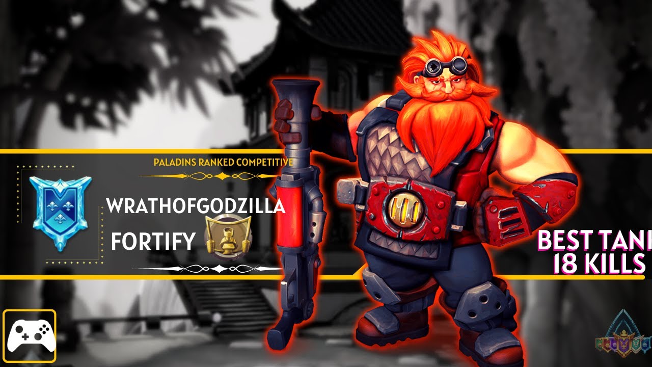 After a Long Time Point Tank Gameplay WrathOfGodZIILA (Diamond) Paladins Ranked Competitive