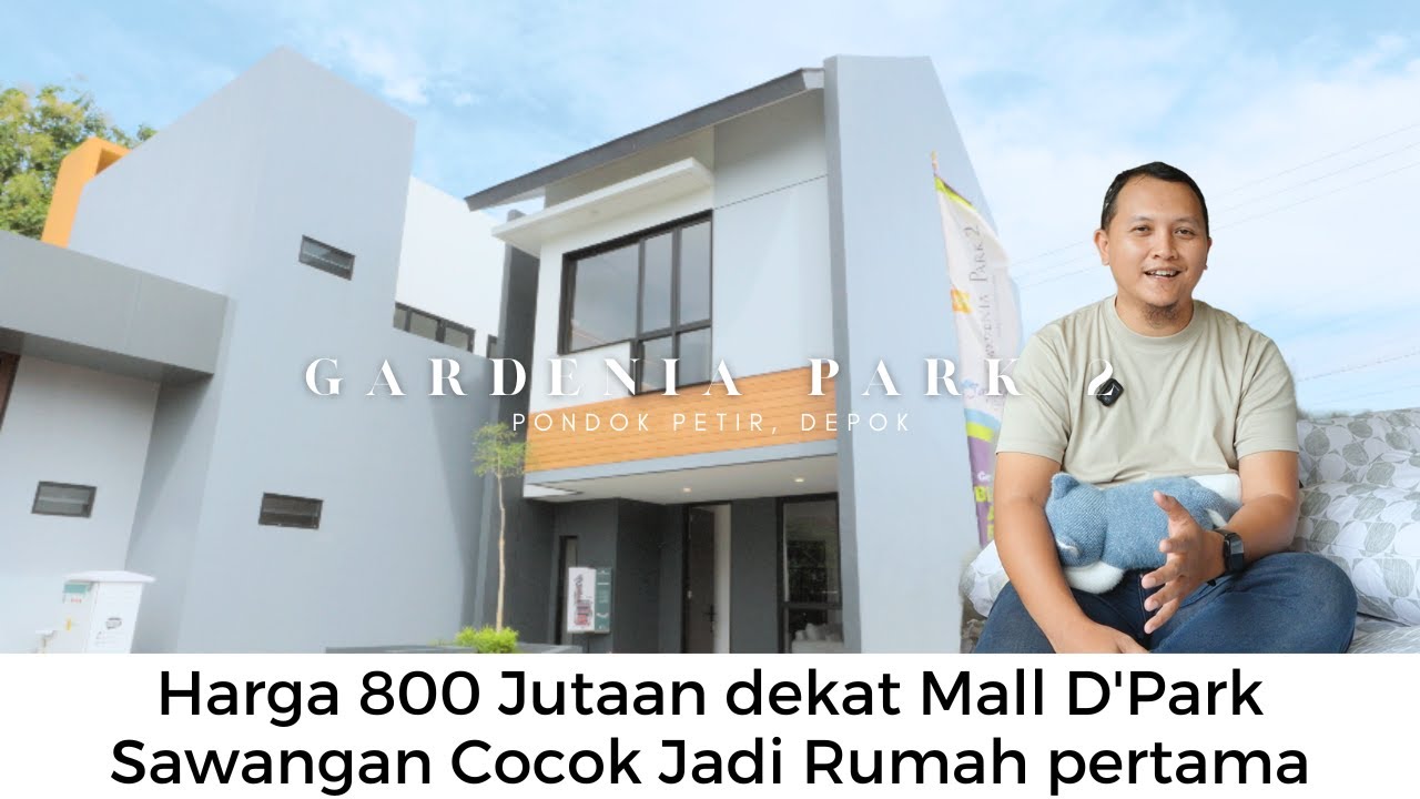 Rumah 2 Lantai di Depok Harga 800 Jutaan dekat Mall D'Park Sawangan Cocok Jadi Rumah pertama