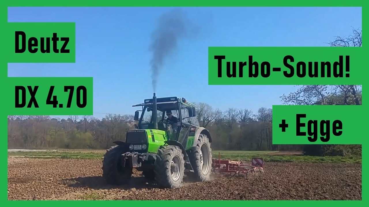 Saatbeetvorbereitung mit Deutz DX 4.70 | Turbo-Sound! | Rau Unimat 390
