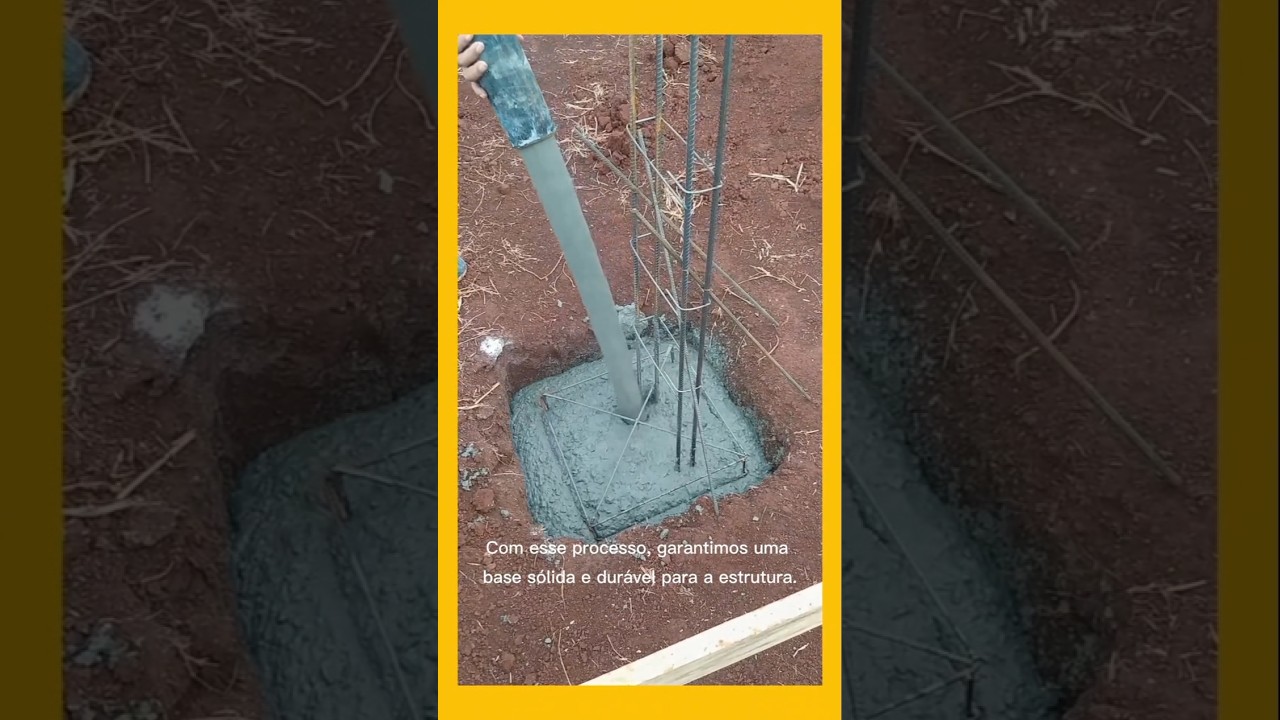 Concretagem de Estacas e Sapatas: Passo a Passo para uma Funda&ccedil;&atilde;o Segura! #dica #constru&ccedil;&atilde;o #obra