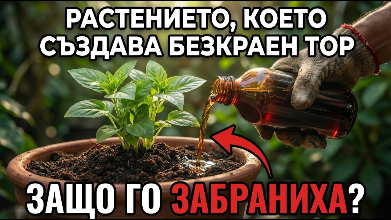 Това растение замества всички торове завинаги. Защо индустрията го забрани?