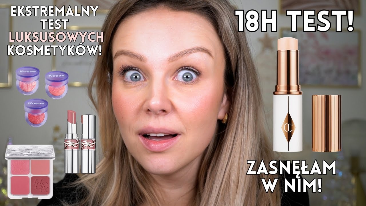 Zasnęłam w makijażu... 18H TEST Charlotte Tilbury Unreal Skin Sheer Glow Tint!