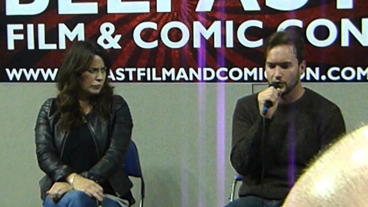 Torchwood Eve Myles and Gareth David Lloyd panel at Belfast Film Comic Con
