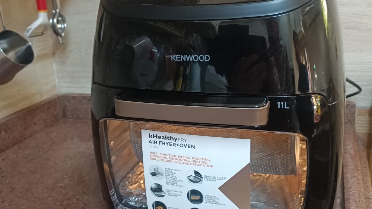 أغيب غيبتي و أرجع ب😂قلاية هوائية air fryer 🥳🥳كينوود ١١ لتر