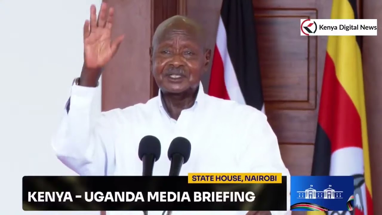 WHAT A MAN!! President Museveni's Great Speech in Kenya after holding talks with President Ruto!!