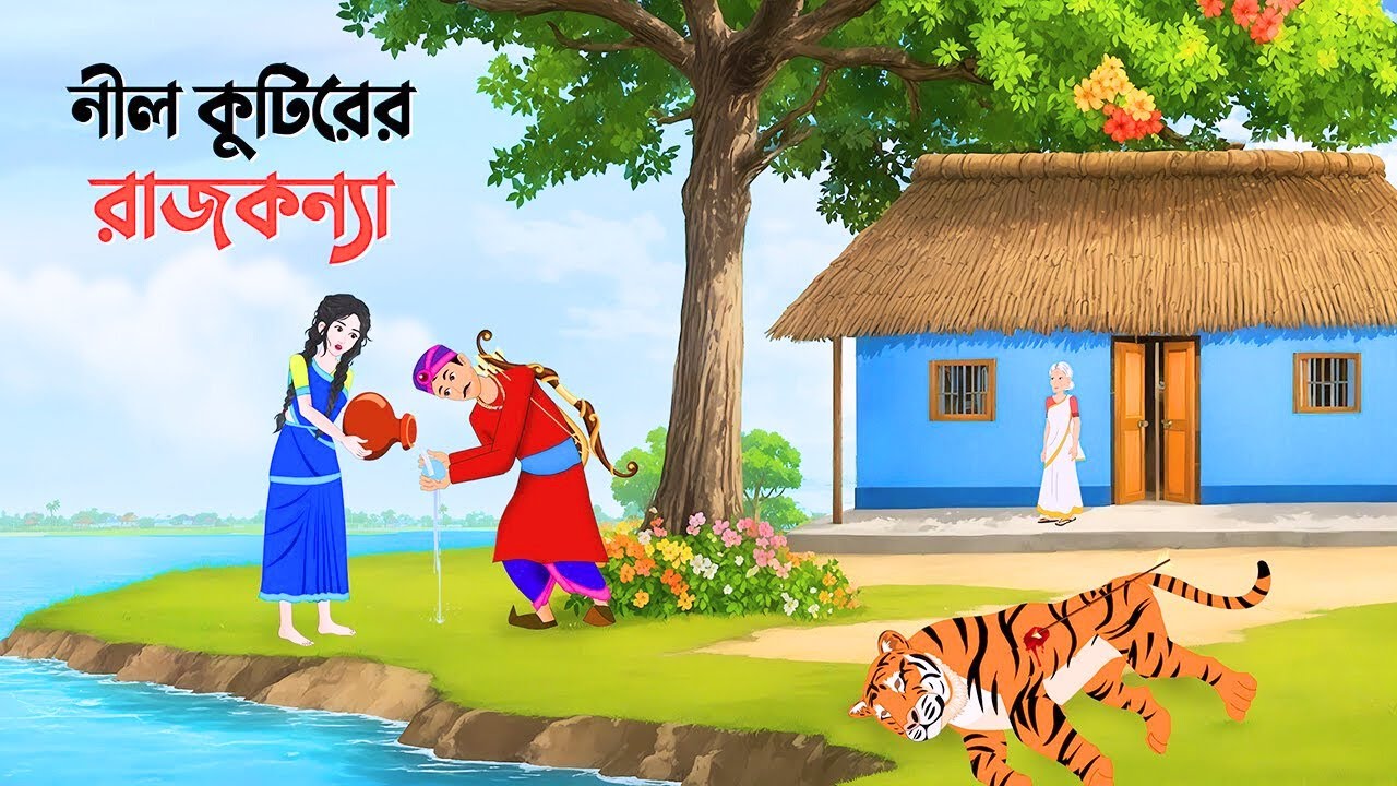 নীল কাঠুরের রাজকন্যা | রূপকথার বাংলা কার্টুন গল্প | Bangla Cartoon Story | Bangla Fairy Tale Cartoon