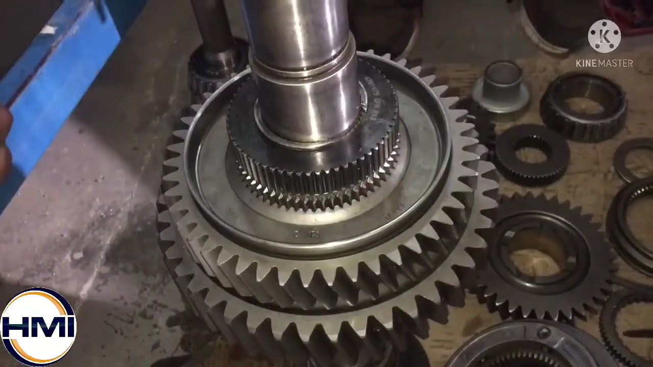 How to assemble Eaton gearbox main shaft! एटोन गियर बॉक्स की मेन सॉफ्ट कैसे असेंबल करें!#gearbox