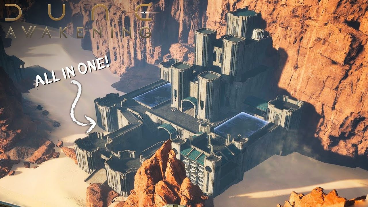 All-in-One Endgame Atreides Kaer Morhen Base Building Tutorial in Dune: Awakening
