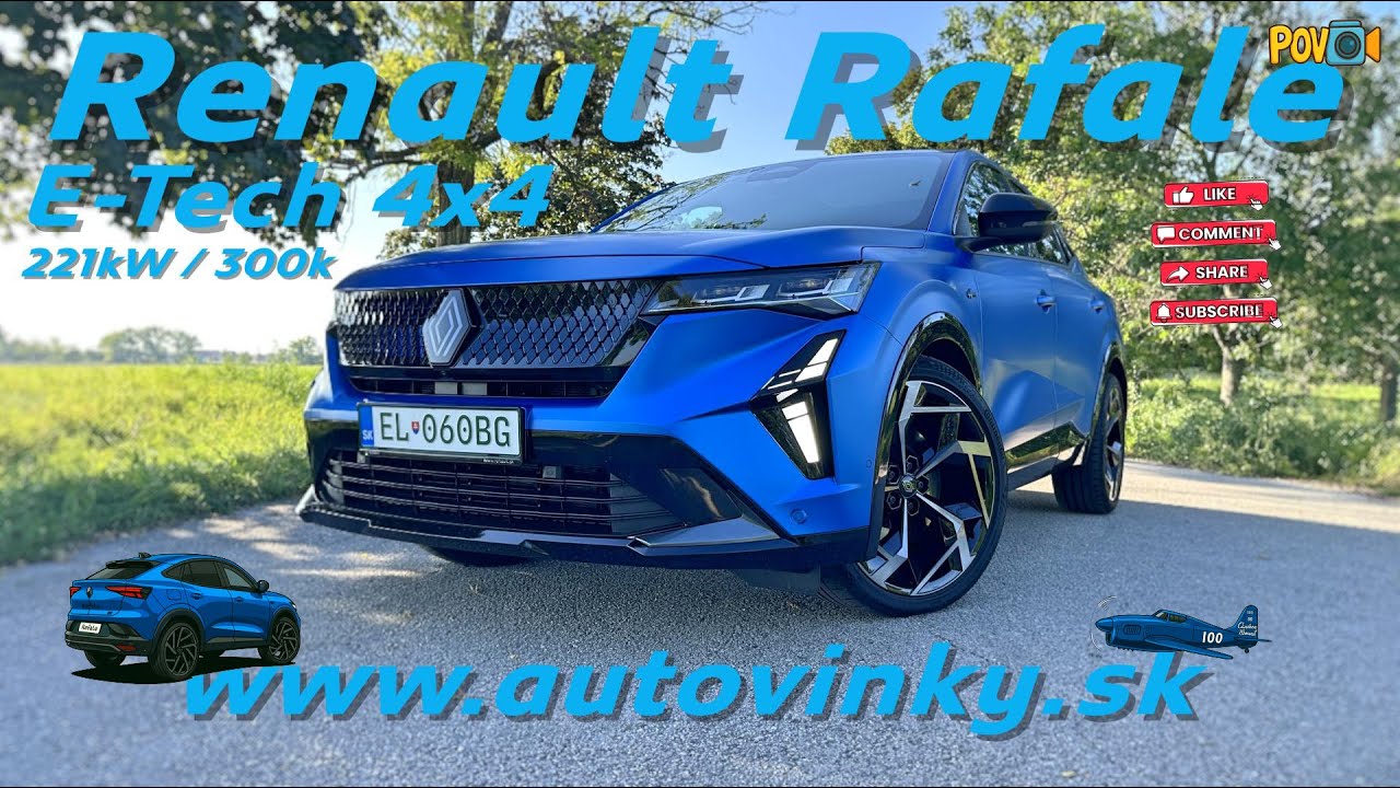 POV TEST: Renault Rafale E-Tech 300 4x4 Atelier Alpine (2025)