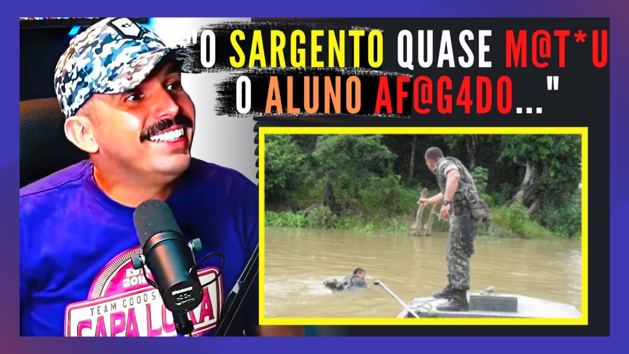 DIA TENSO NO CURSO DOS FUZILEIROS NAVAIS | QUEIROZ PODCAST POR ANDREMISSIO QUEIROZ