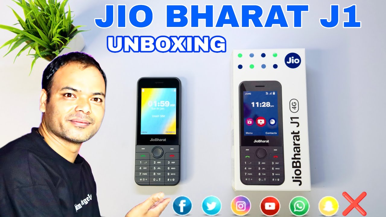 Jio Latest 4G Keypad Phone : Jio Bharat J1 4G || Unboxing || First Look || Features || Price ?