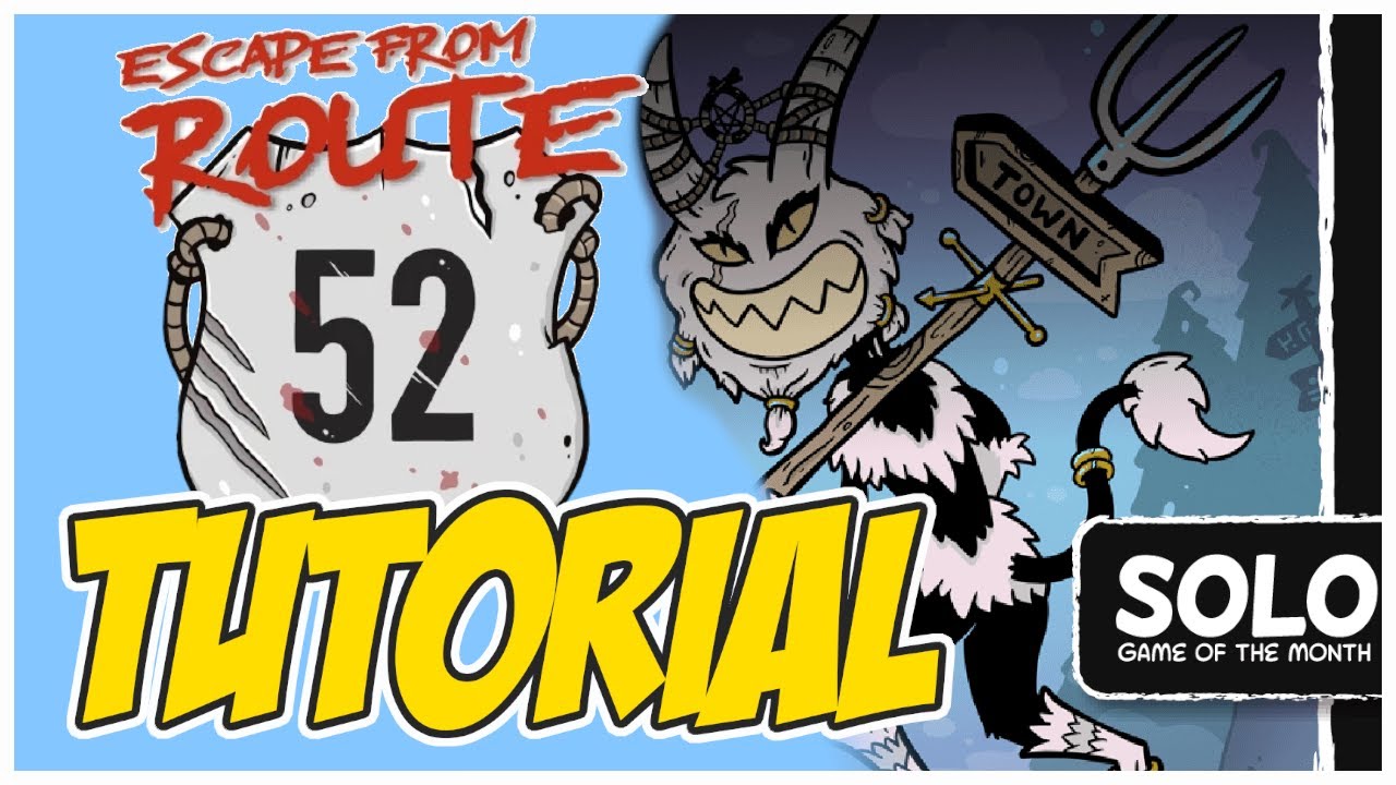 Как играть: Побег с Маршрута 52 | Жутковатое руководство по одиночной карточной игре!