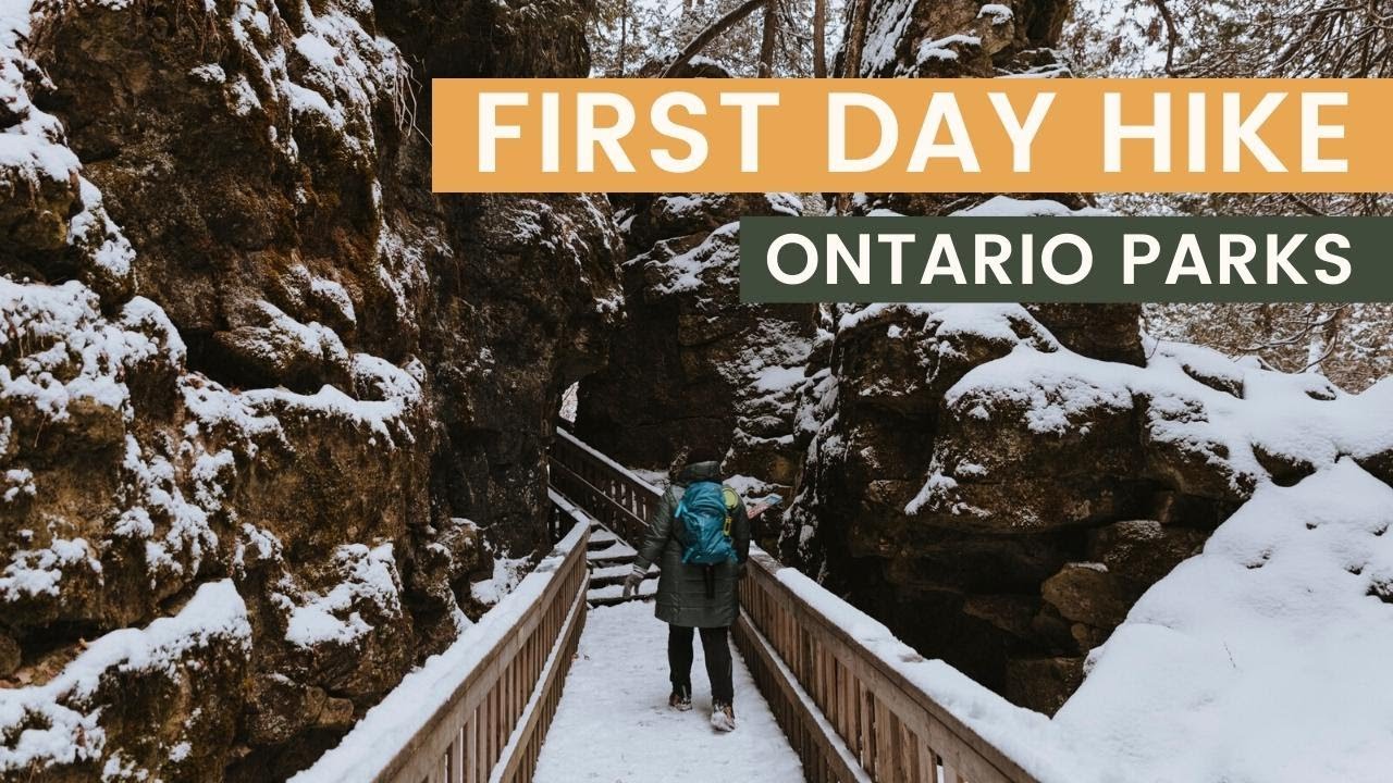 First Day Hike – Mono Cliffs Provincial Park in winter